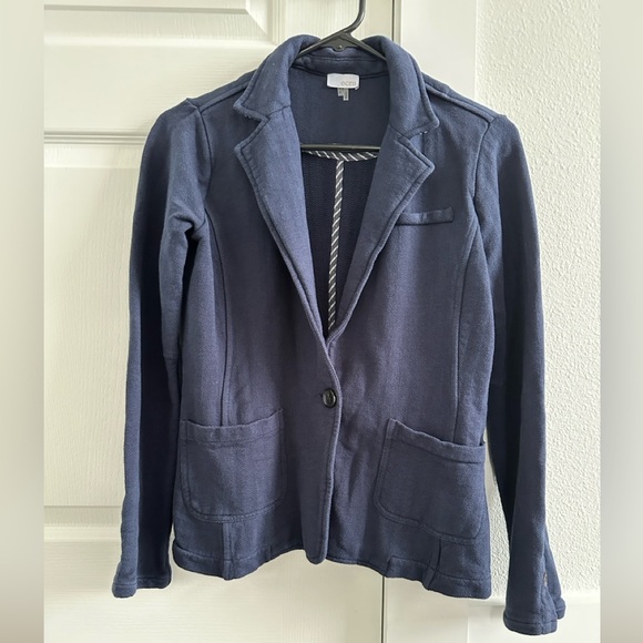 ecru Jackets & Blazers - Ecru Style Women's Navy Blazer Jacket